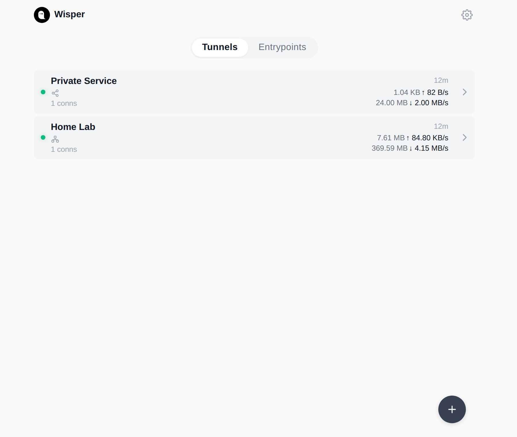 Home: a P2P tunnel and a TUN hub running at the same time